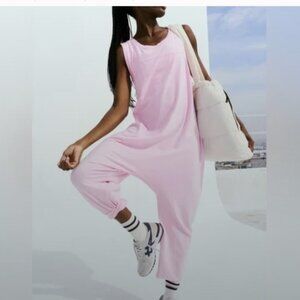 FP Movement by Free People Soft Pink Sleeveless Jumpsuit